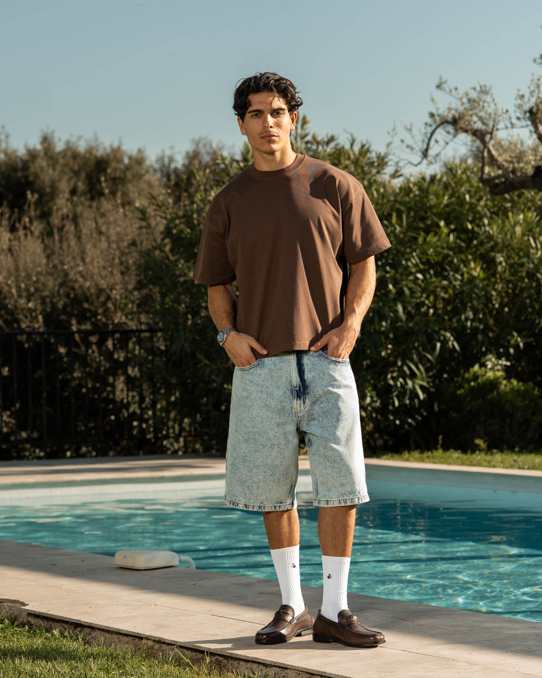 Blank T-shirt Brown